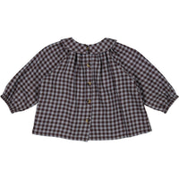 MarMar Copenhagen Espresso Check Tully Blouse