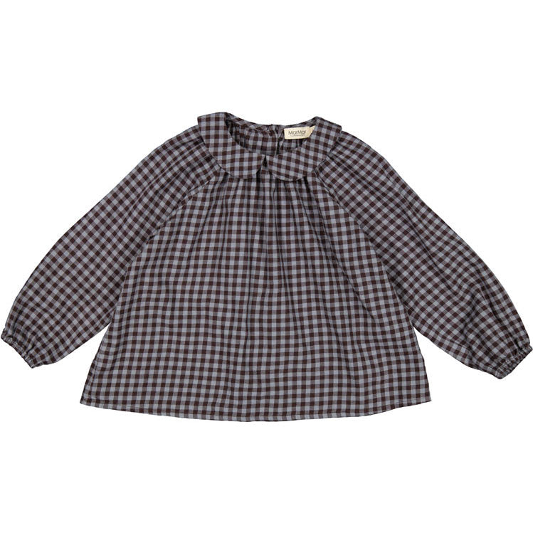 MarMar Copenhagen Espresso Check Tully Blouse
