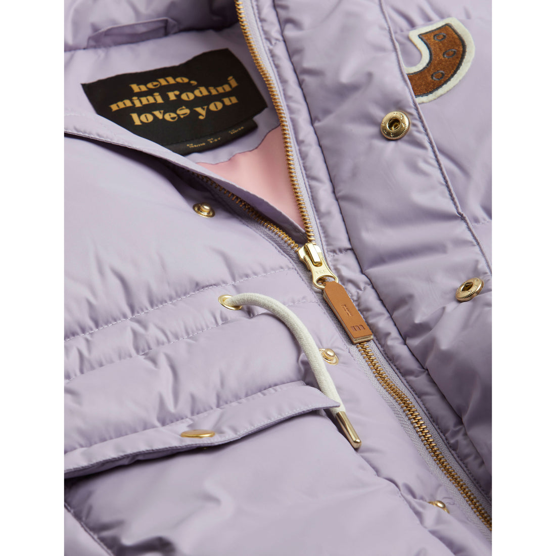 Mini Rodini Purple Horseshoe Heavy Puffer