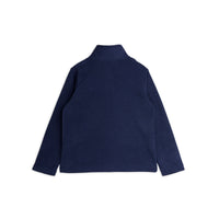 Mini Rodini Navy Microfleece Zip Ls Tee