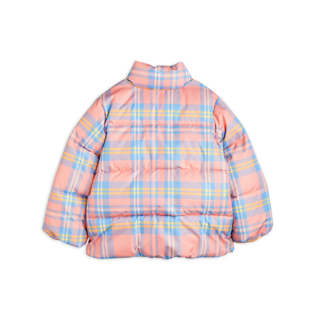 Mini Rodini Pink Check Puffer Jacket