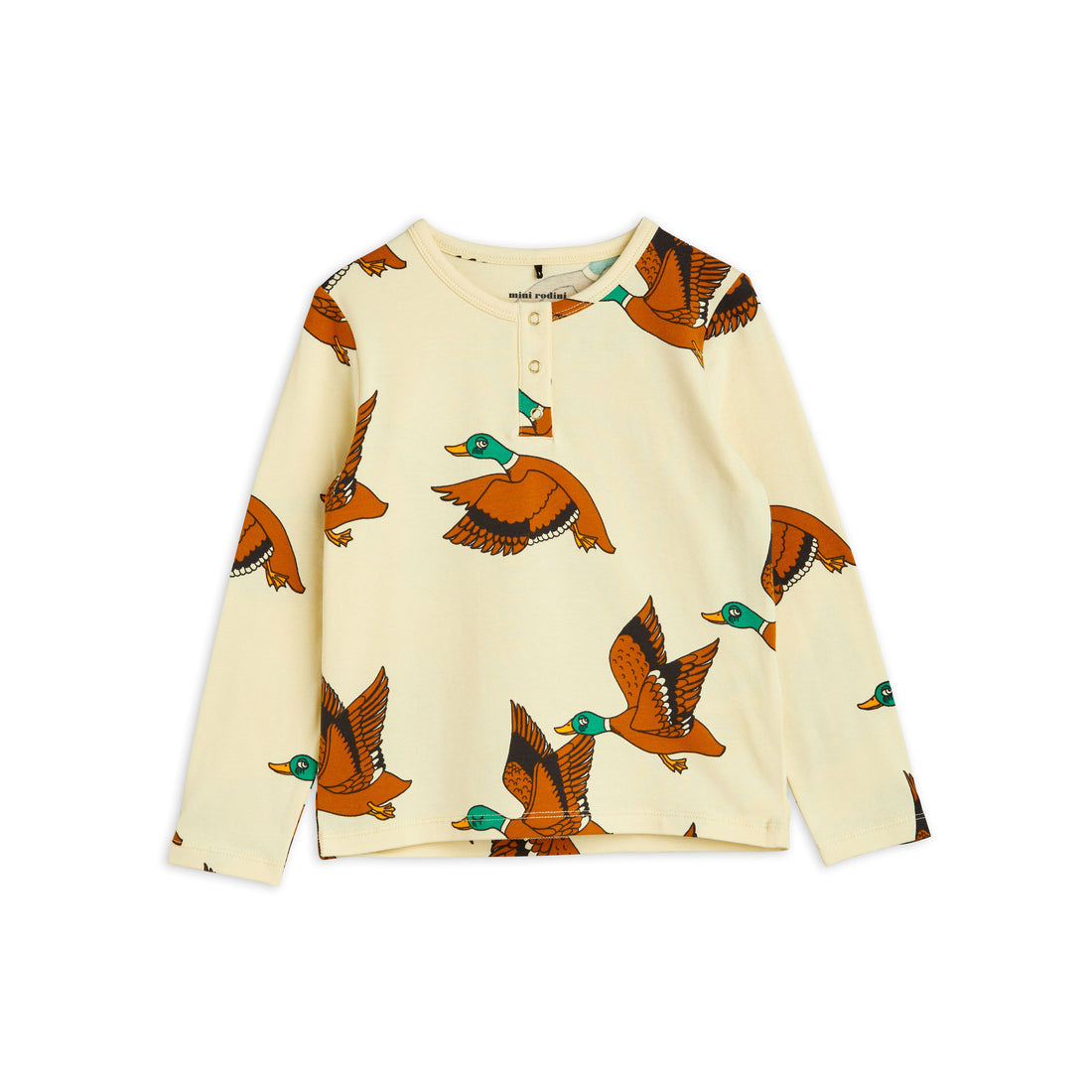 Mini Rodini Yellow Ducks Aop Grandpa