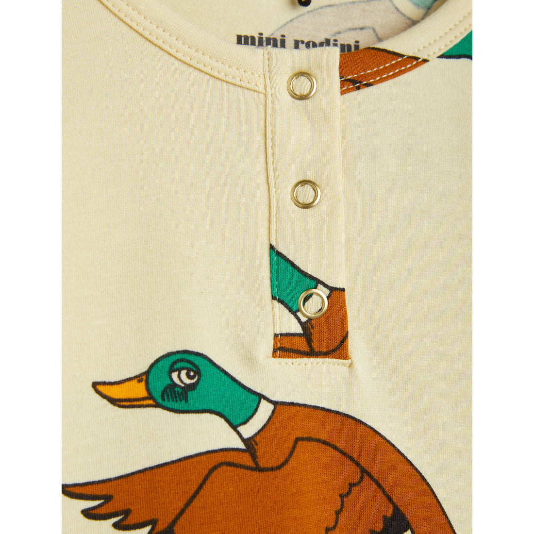 Mini Rodini Yellow Ducks Aop Grandpa