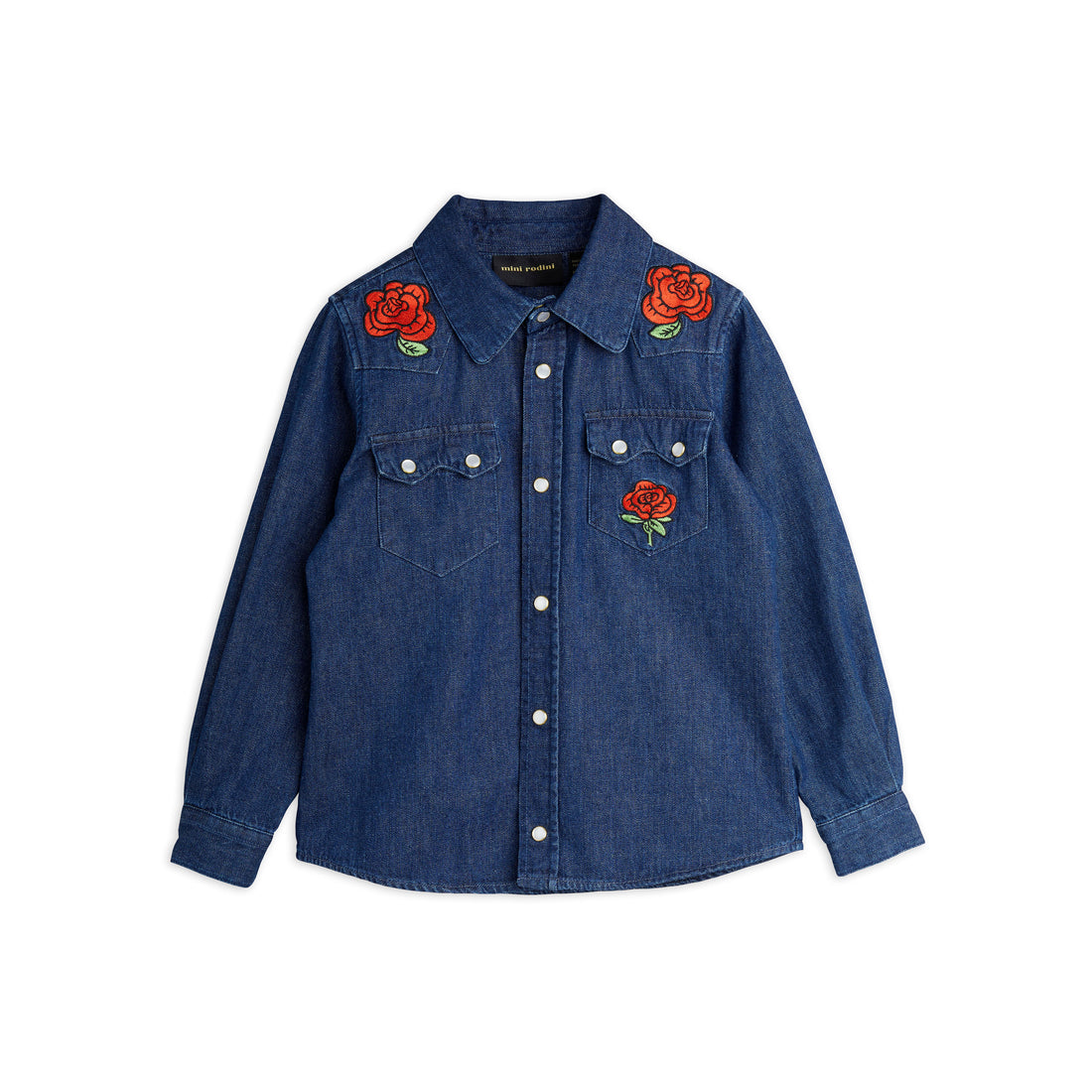 Mini Rodini Blue Lw Denim Shirt