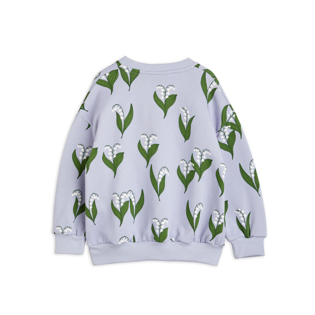 Mini Rodini Blue Lily Of The Valley Aop Sweatshirt