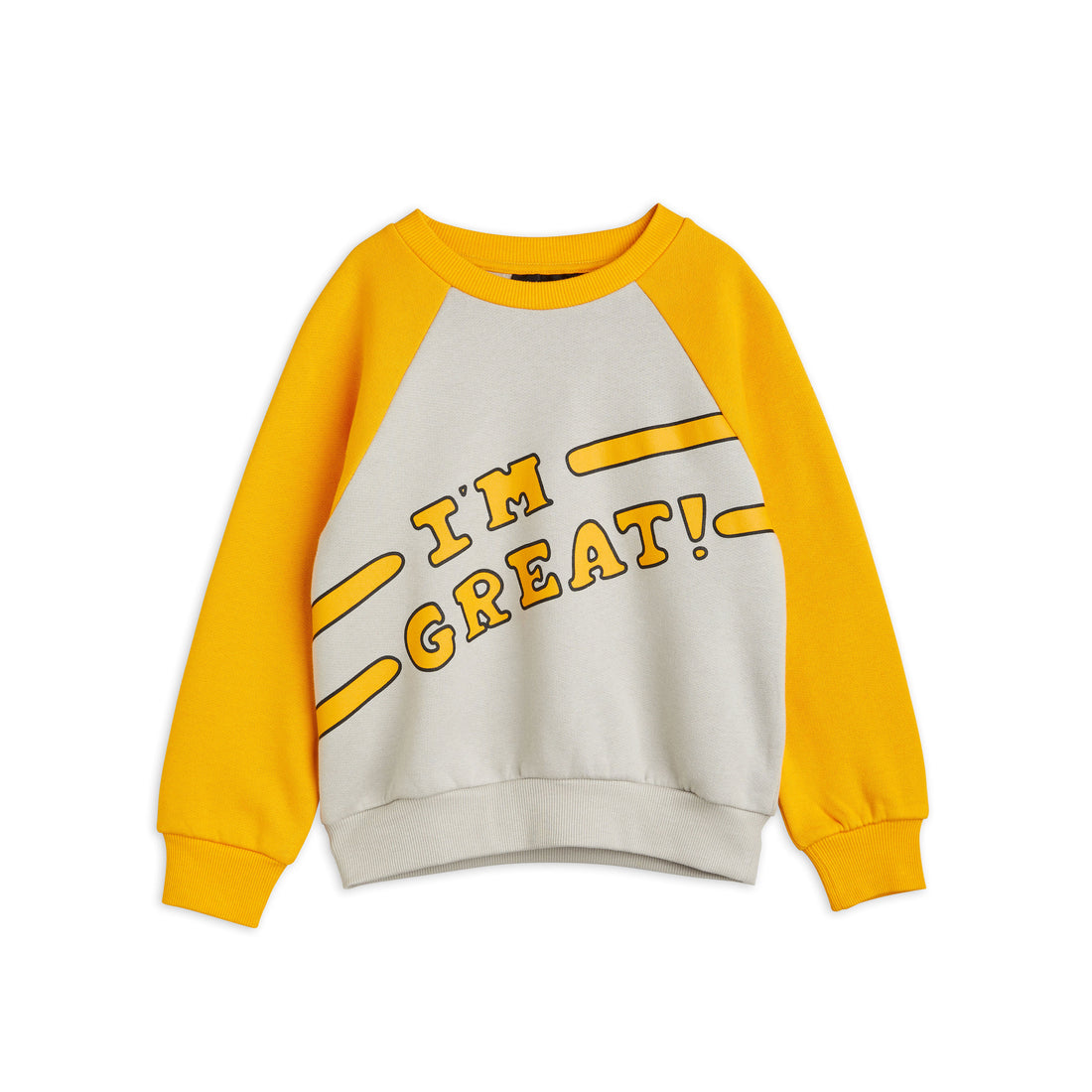 Mini Rodini Orange I Am Great Sp Sweatshirt