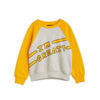 Mini Rodini Orange I Am Great Sp Sweatshirt