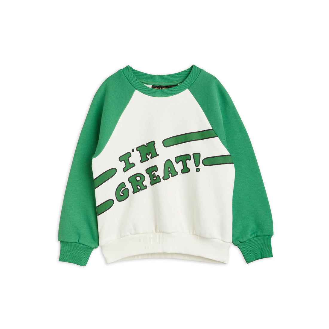 Mini Rodini Green I Am Great Sp Sweatshirt