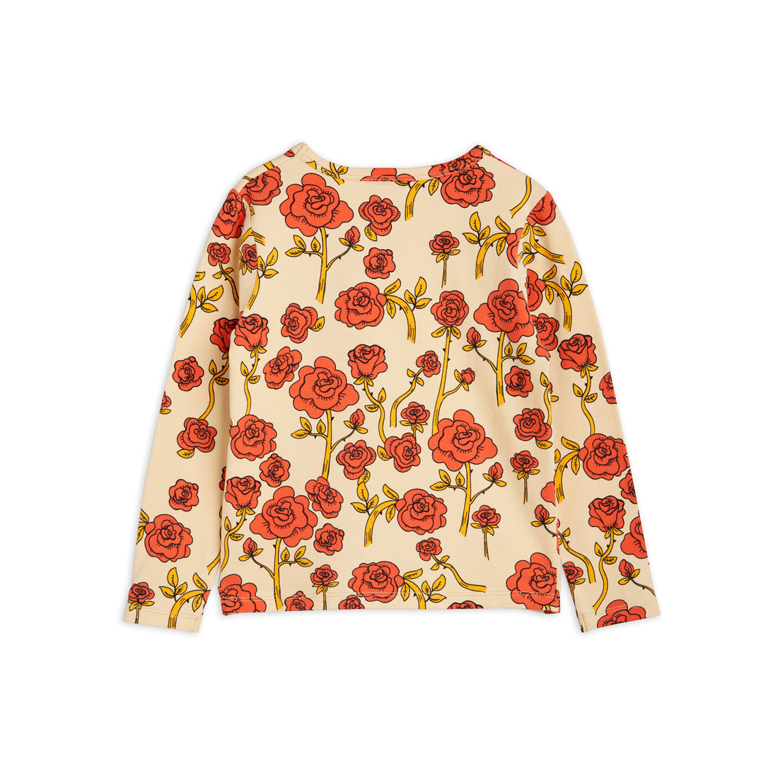 Mini Rodini Red Roses Aop Ls Tee