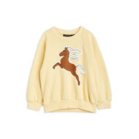 Mini Rodini Yellow Horses Sp Sweatshirt