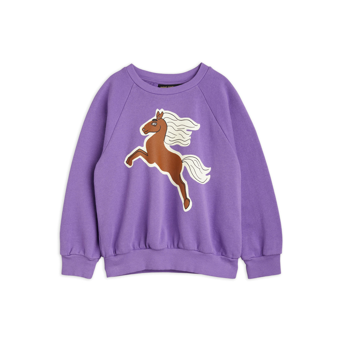 Mini Rodini Purple Horses Sp Sweatshirt