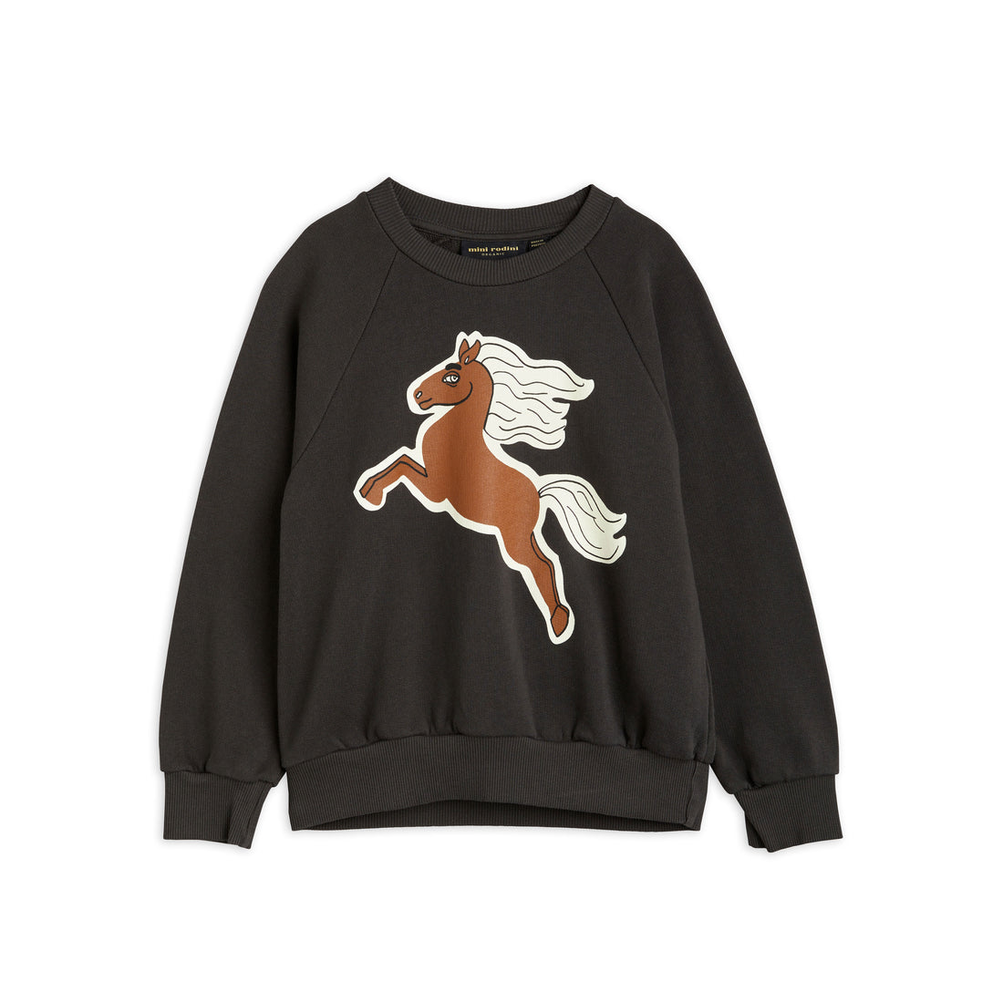 Mini Rodini Black Horses Sp Sweatshirt