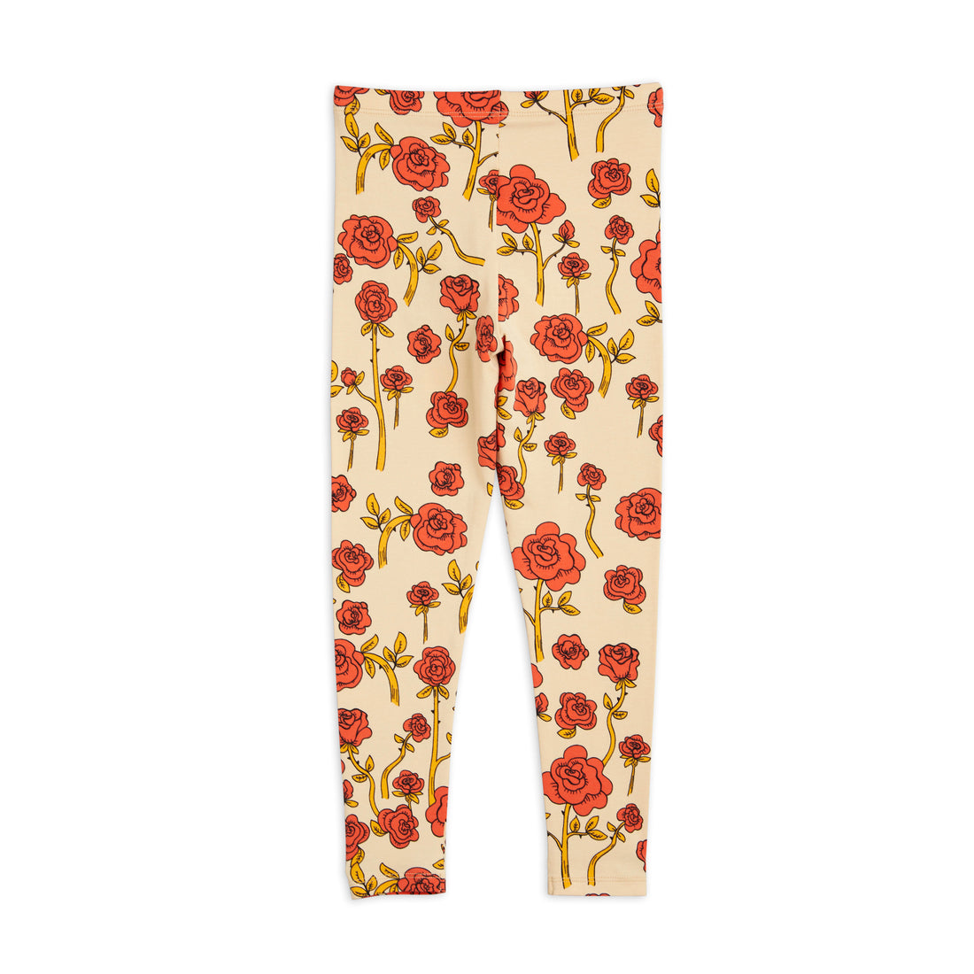 Mini Rodini Red Roses Aop Leggings