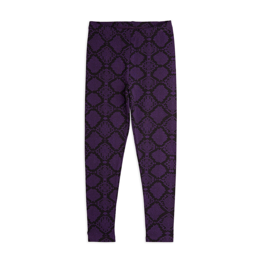 Mini Rodini Purple Snakeskin Leggings