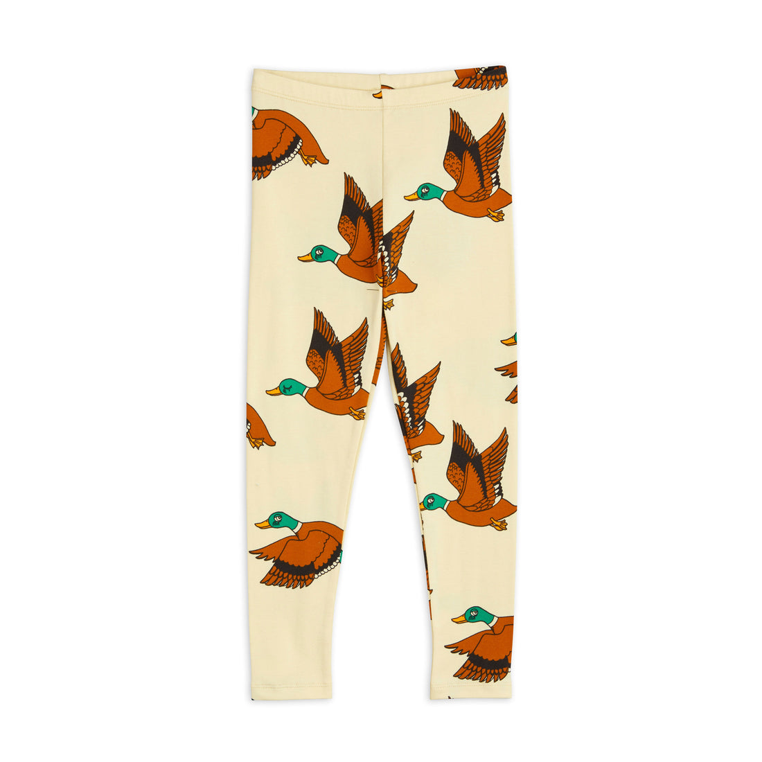 Mini Rodini Yellow Ducks Aop Leggings