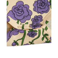 Mini Rodini Purple Roses Aop Ls Body