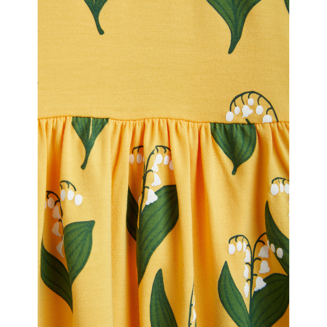lily of the valley mini dress Mini Rodini Yellow Lily Of The Valley Ls Dress – Ladida