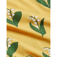Mini Rodini Yellow Lily Of The Valley Ls Dress