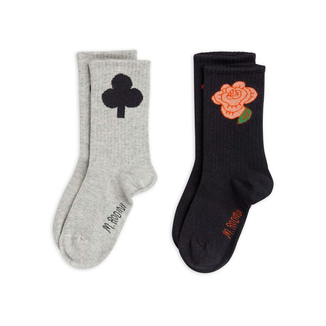 Mini Rodini Multi Clover Socks 2-Pack