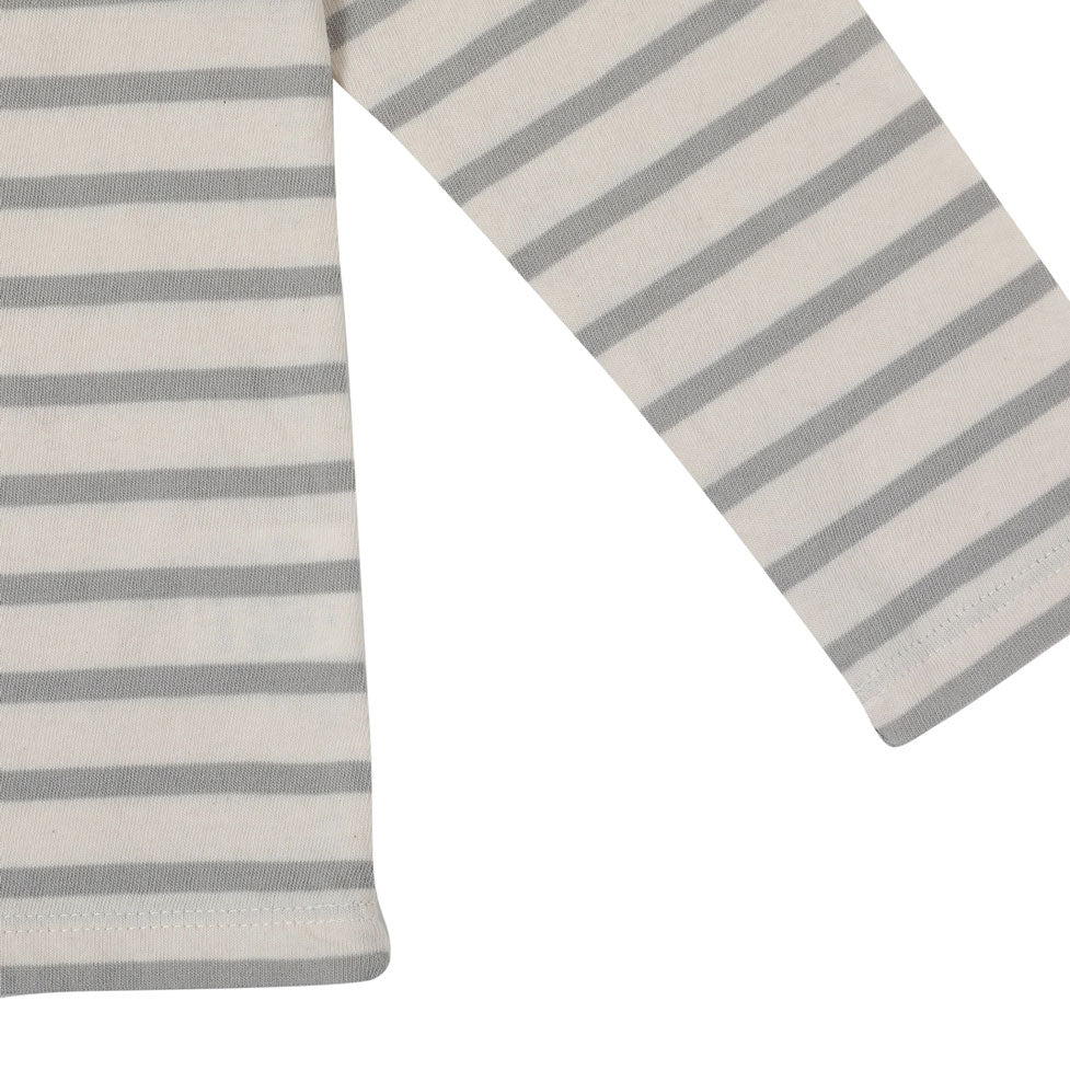 Bene Bene  Light Grey Inn Stripe Tee