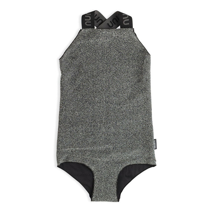 NUNUNU Sprinkle Silver Sporty Swimsuit