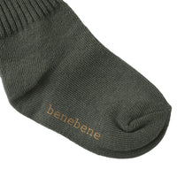 Bene Bene  Grey-Green Coloring Ribbed Socks