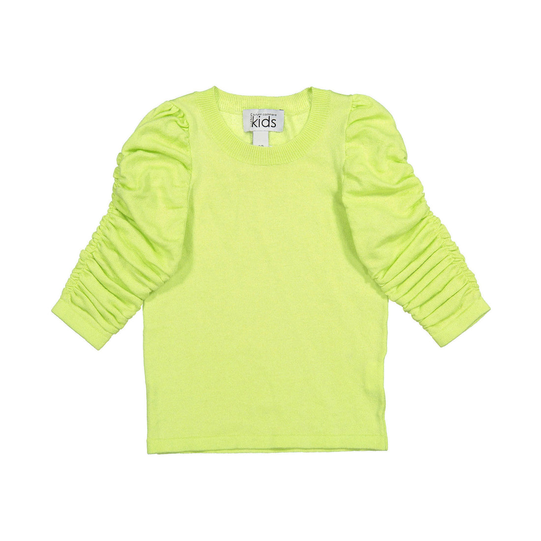 Autumn Cashmere Kiwi Elbow Length Ruched Sweater