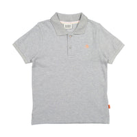 Scotch Shrunk Grey Boy Pique Polo
