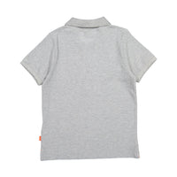 Scotch Shrunk Grey Boy Pique Polo
