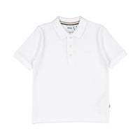 Hugo Boss White Short Sleeve Polo