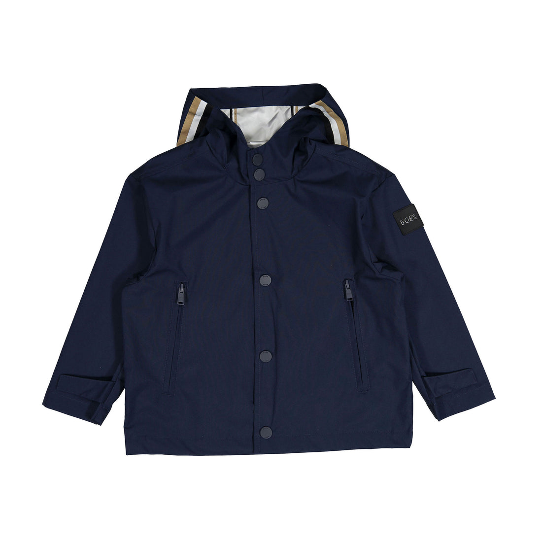 Hugo Boss Navy Hooded Windbreaker