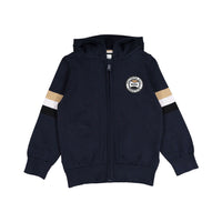 Hugo Boss Navy Mini Mezip Up Hoodie