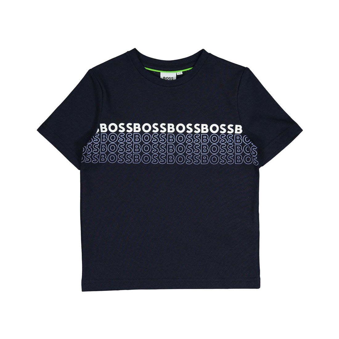 Hugo Boss Navy Mini Me Gradient Prnted Logo