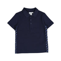 Hugo Boss Navy Hb Monogram On Sides Polo