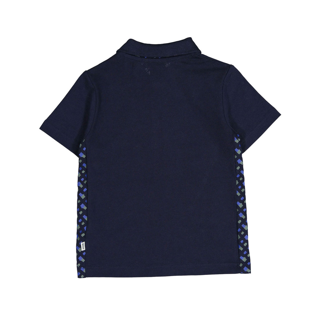 Hugo Boss Navy Hb Monogram On Sides Polo