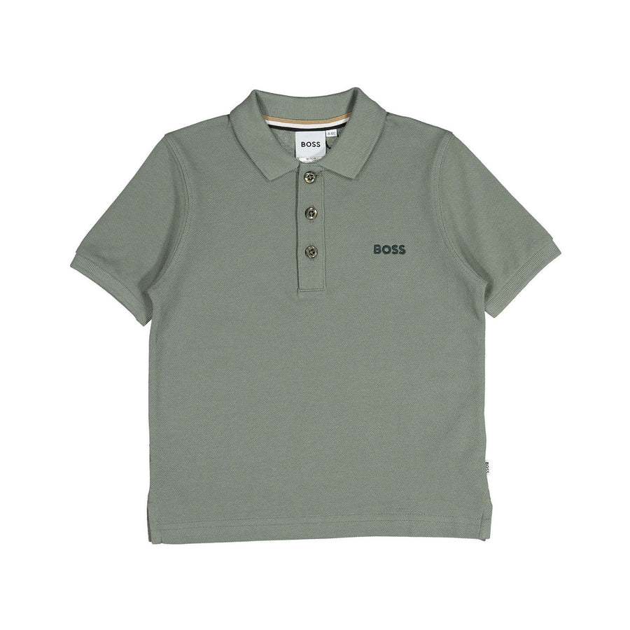 Hugo Boss  Olive Short Sleeve Polo
