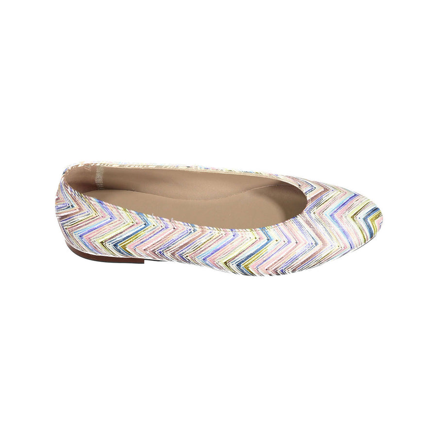 Papanatas Rose Zig Zag Print Soft Shoe