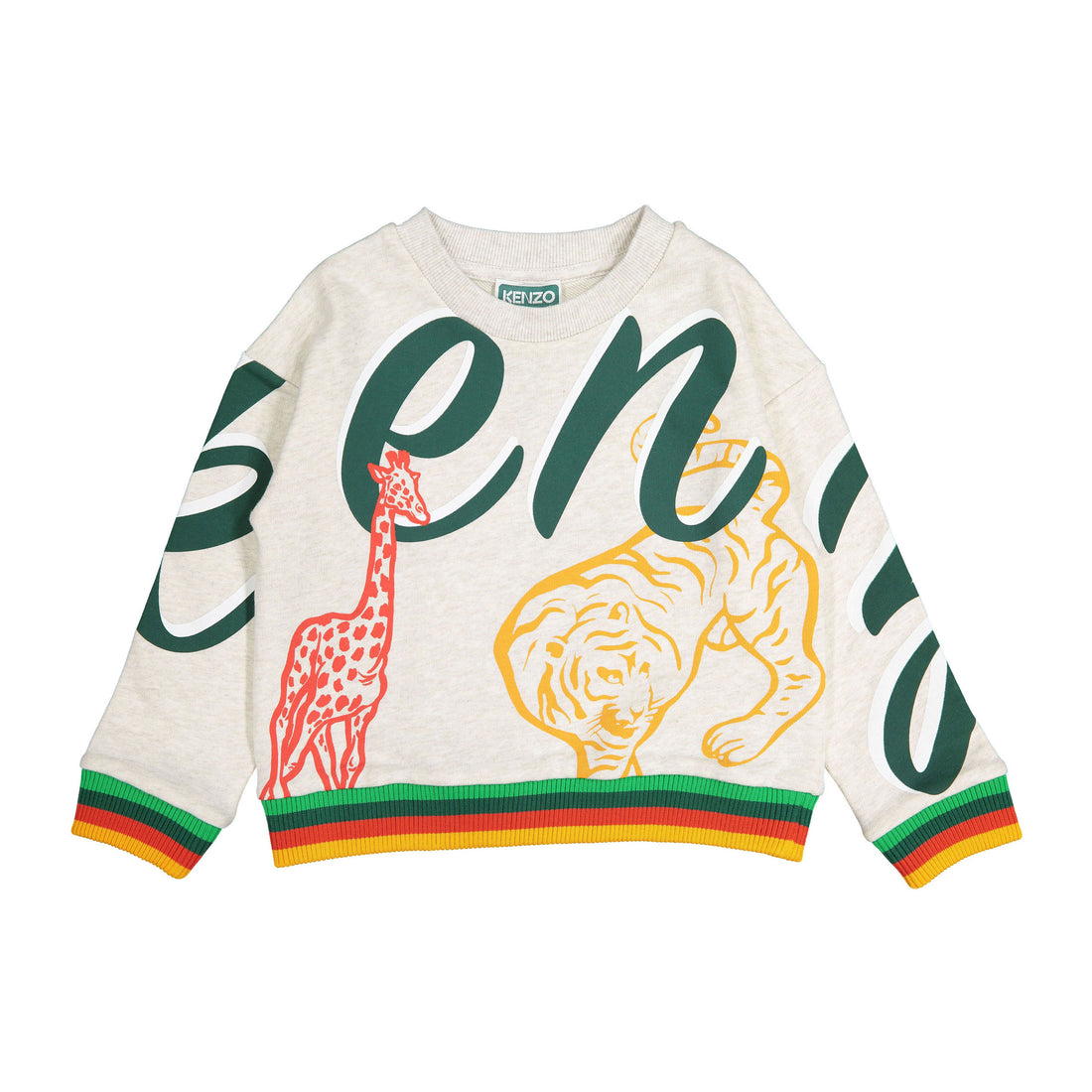 Kenzo Beige Multi-Iconic Sweatshirt