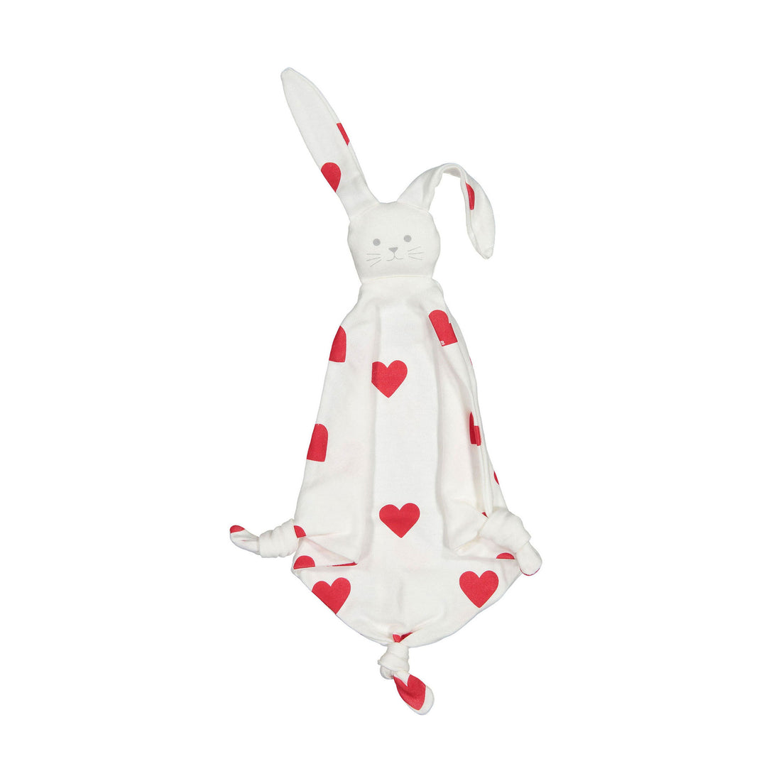 Petit Bateau Heart Print Bunny Doudou