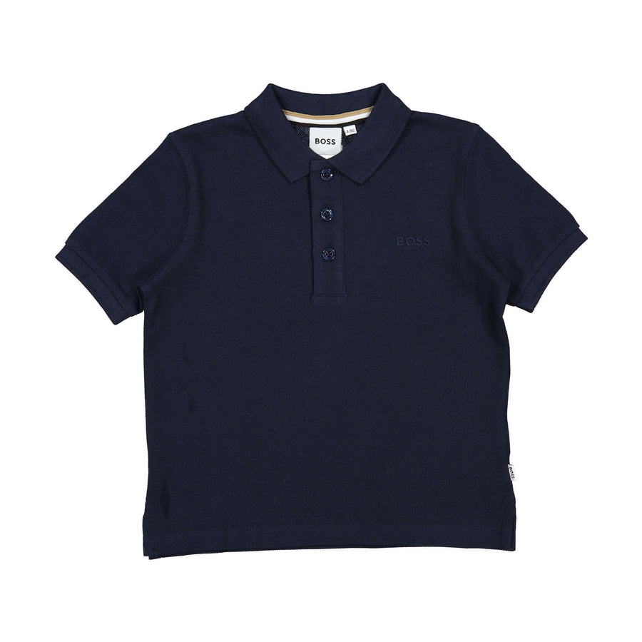 Hugo Boss Navy Basic Short Sleeve Polo