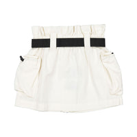 DKNY  White Skirt+Belt