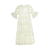 A4 Blush Floral Eyelet Chiffon Dress