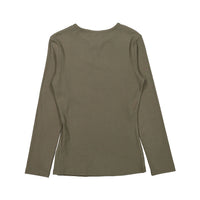 A4 Khaki Ribbed Tee