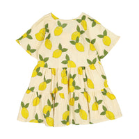 Carlijnq Lemon - Dress With 3 Buttons