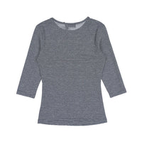 zero + us Black Striped Heart Tee
