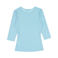zero + us Blue Striped Heart Tee