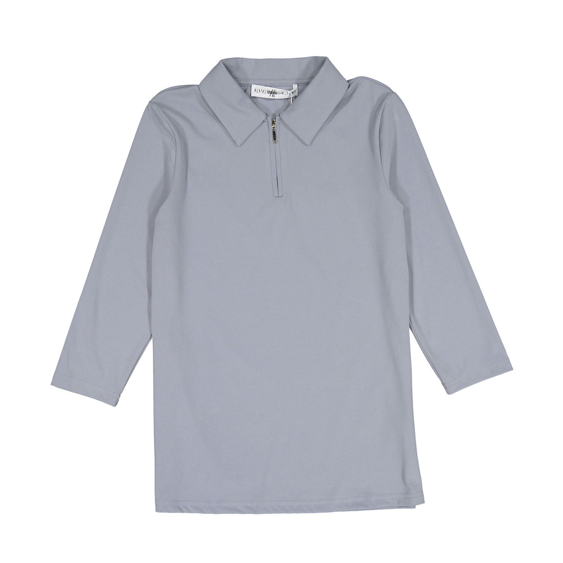 Ava Jeans Powder Zipper Polo