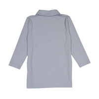 Ava Jeans Powder Zipper Polo