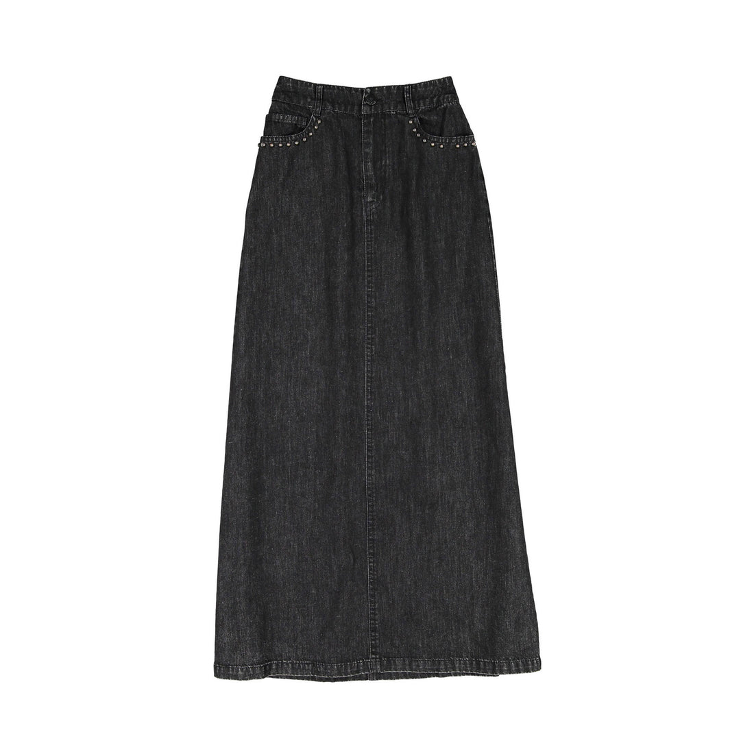 Ava Jeans Black Denim Studs Skirt
