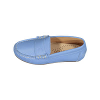 Ladida Light Blue Leather Loafer